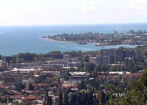 Stadtpanorama Suchumi